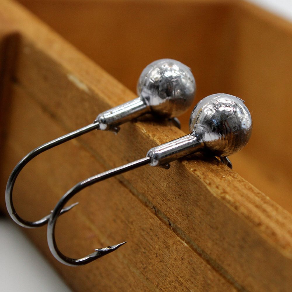 Fishing Equipment Essentials - ตะขอจิ๊กกิ้งคมกริบ อุปกรณ์ตกปลาสำหรับเหยื่อพลาสติกนิ่ม อุปกรณ์ปลายสายที่จำเป็น หัวจิ๊กแบบไม่ลงสี