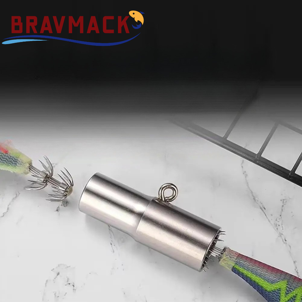 Fishing Equipment Carp - เข็มแก้ไขเบ็ดตกปลา BRAVMACK สำหรับเบ็ดตกปลาหมึก/ปลาหมึกยักษ์ ทำจากสแตนเลส อุปกรณ์ตกปลา ใช้สำหรับตกปลาคาร์พ