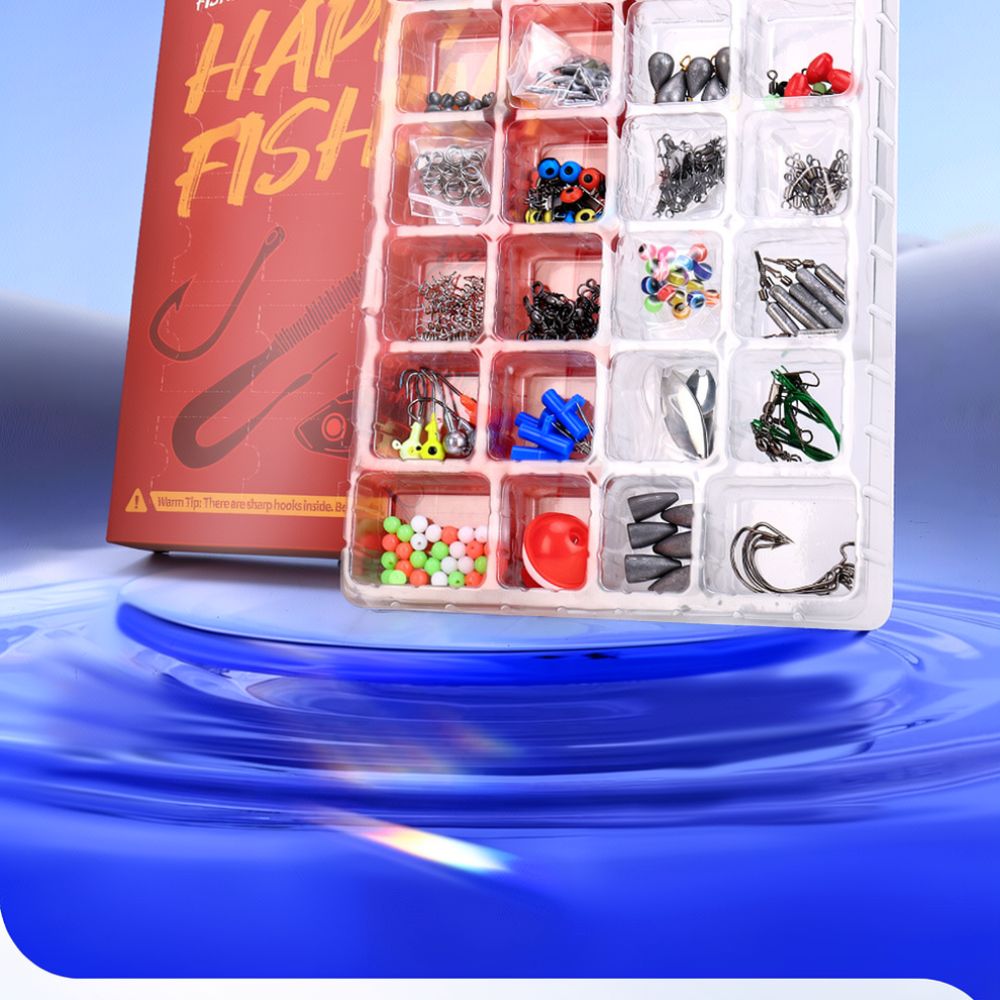 Fishing Equipment Essentials - ชุดอุปกรณ์ตกปลาแบบมืออาชีพ สำหรับ Weihe Sports ประกอบด้วย ตะขอแบบ