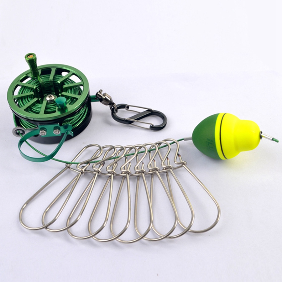 ตกปลา Stringer สแตนเลสตกปลาล็อ - Fishing Equipment Cheap บทวิจารณ์และราคา
