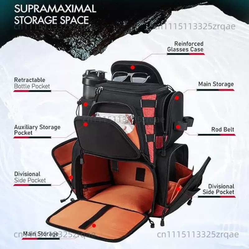 กระเป๋าเป้ใส่อุปกรณ์ตกปลาพร้อม - Fishing Equipment Bag บทวิจารณ์และราคา