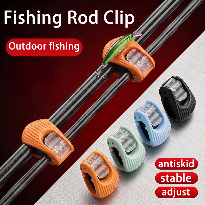 4 ชิ้น/ชุด คลิปหนีบคันเบ็ดอเนก - Fishing Equipment Cheap บทวิจารณ์และราคา