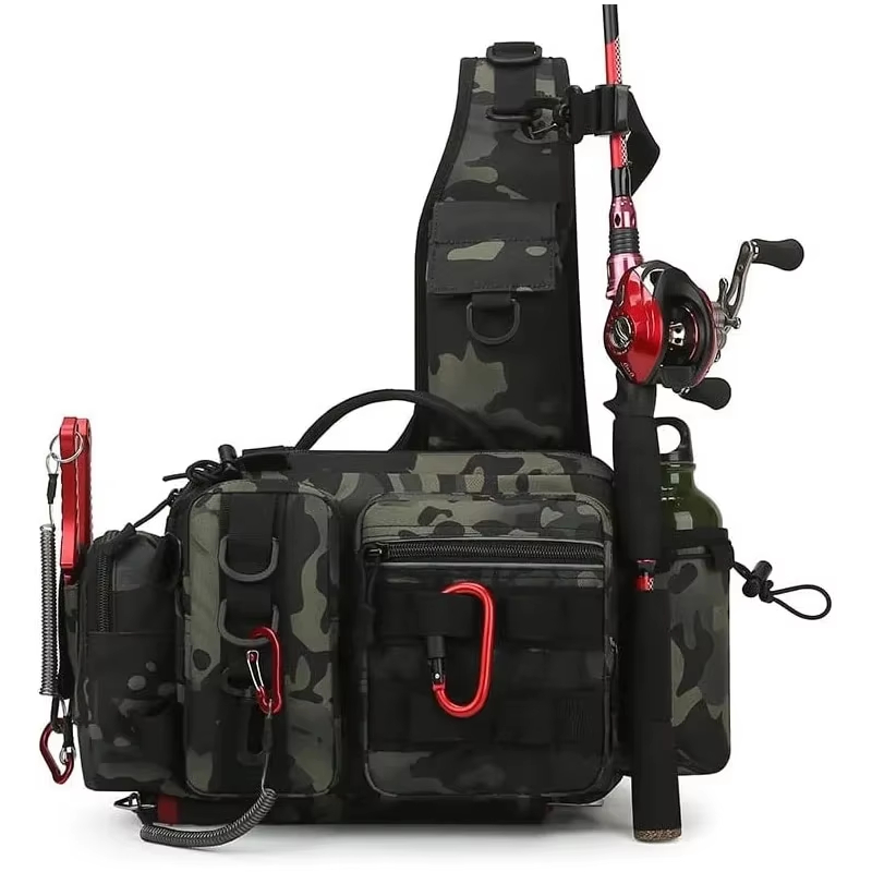 กระเป๋าคาดเอวแบบยุทธวิธีสำหรับ - Fishing Equipment Bag บทวิจารณ์และราคา