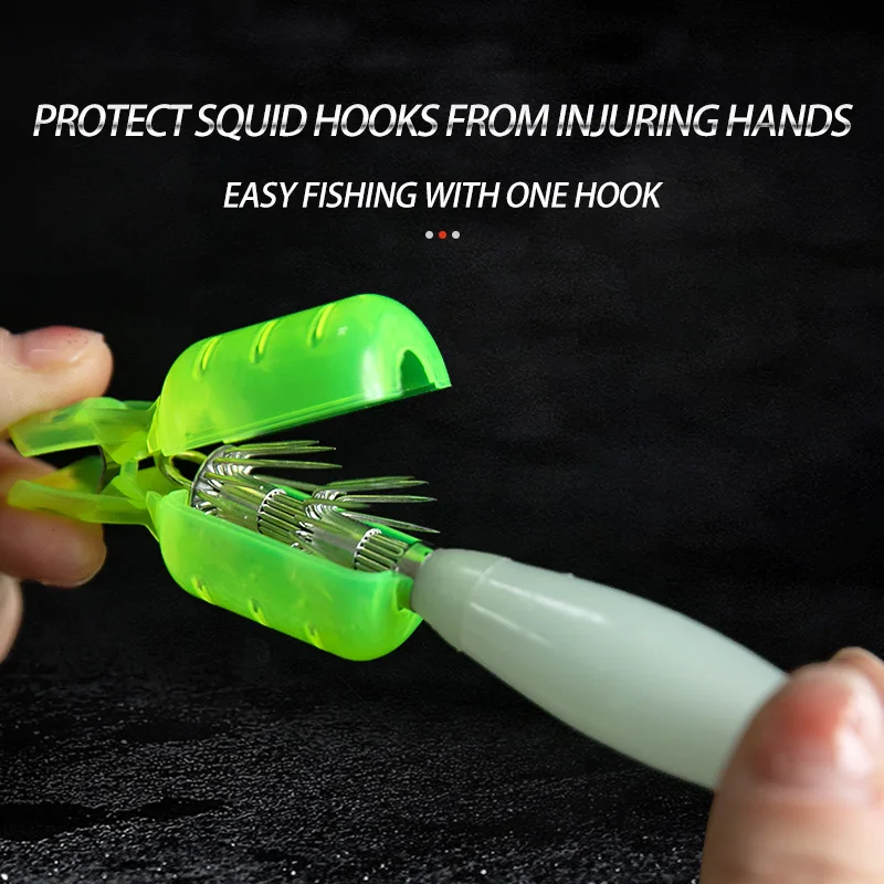 10 ชิ้น/ล็อตปลาหมึก Jig Hook ไ - Fishing Equipment Carp บทวิจารณ์และราคา